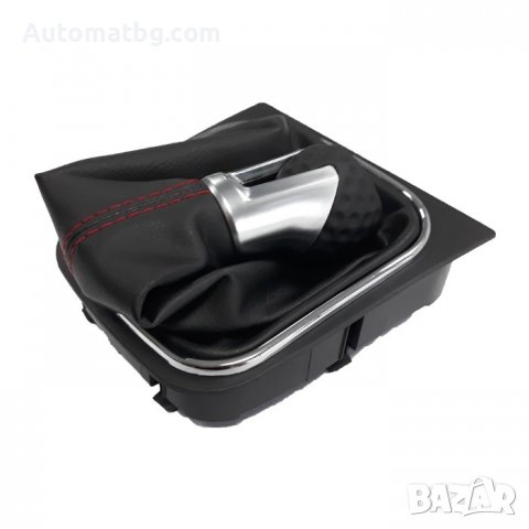 Топка с маншон за скоростен лост Automat, За VW GOLF GTI, 5 скорости, Черен, снимка 4 - Аксесоари и консумативи - 37933363