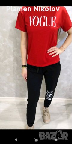 Дамско долнище анцуг  от памук , снимка 2 - Спортни екипи - 40796603