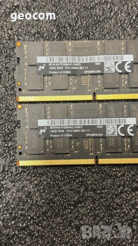 32GB (2x16GB) DDR4 Micron PC4-2666V (2666Mhz,CL-19,1.2V,KIT), снимка 2 - RAM памет - 53449284
