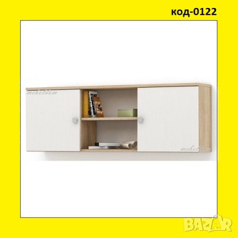 Етажерка за стена с 2 плавни врати(код-0122)