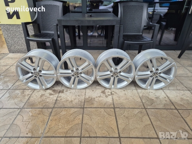 Оригинални Джанти Фолксваген-16 цола/5x100 Polo/Поло, снимка 4 - Гуми и джанти - 51970266