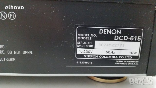 CD player Denon DCD-615, снимка 7 - MP3 и MP4 плеъри - 28307907