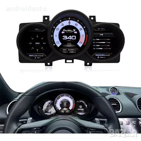 Дигитален километраж LCD 12.3"Porsche Macan/95B 2014-2018 LINUX SYSTEM, снимка 3 - Аксесоари и консумативи - 48740071