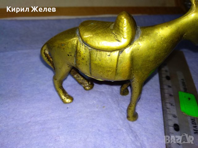 Старо СИМПАТИЧНО ДЕКОРАТИВНО КОЛЕКЦИОНЕРСКО БРОНЗОВО МАГАРЕНЦЕ ОСЕЛ За ИНТЕРИОРНА ДЕКОРАЦИЯ 41392, снимка 11 - Колекции - 43920048