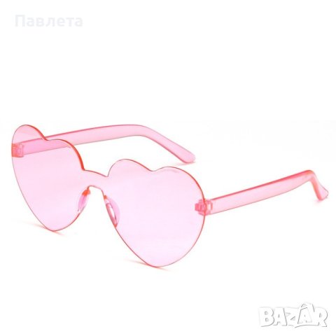 Водоустойчиви дамски очила подходящи за плаж и стъкла във формата на сърца, снимка 2 - Слънчеви и диоптрични очила - 43760824