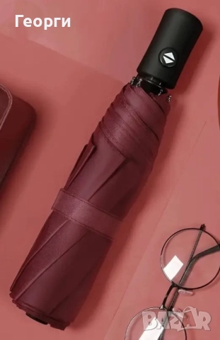 Автоматичен чадър с 8 ребра, ветроустойчив., снимка 3 - Други - 52047619