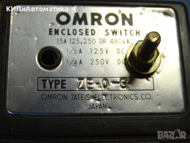 изключвател Omron ZE-Q-G Enclosed Switch Plunger 15A, снимка 5 - Резервни части за машини - 43861876