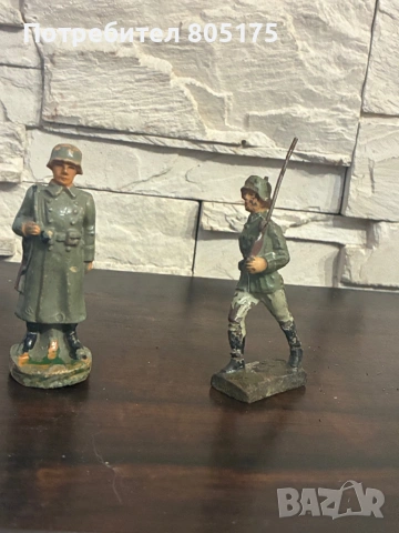 Стари фигурки войници и бункер.Elastolin , Lineol, снимка 3 - Колекции - 53464420