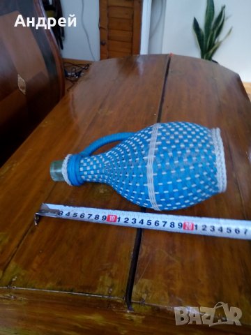 Стара плетена дамаджана #10, снимка 7 - Антикварни и старинни предмети - 28523258