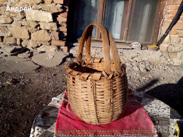 Стара кошница #3, снимка 2 - Антикварни и старинни предмети - 27850041