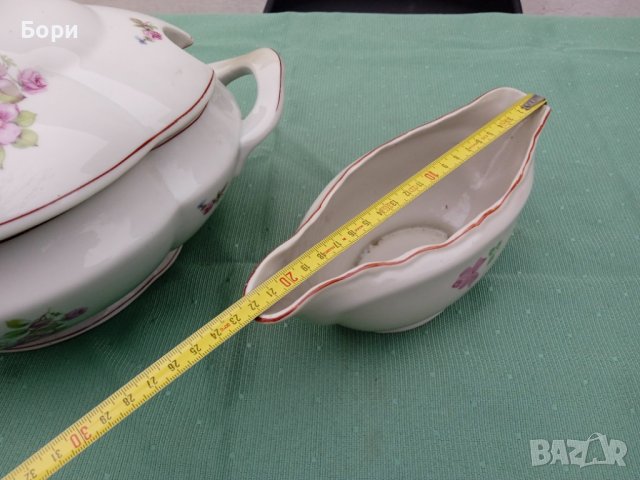 Стар овален порцеланов супник, снимка 13 - Чинии - 36635872