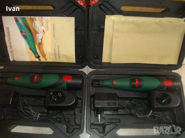 Акумулаторна 9,6 Волта-Мини Дрелка-Шлифовалка-Немска-Parkside, снимка 5 - Други инструменти - 33240063