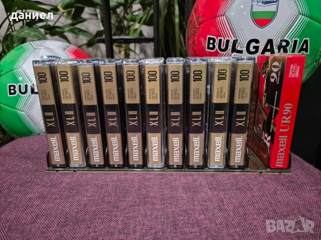 Качествени аудио касети MAXELL XLII100 – TYPE II – хромна лента - Made in Japan + подарък