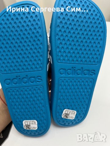 Детски чехли Adidas 34 номер, снимка 2 - Детски сандали и чехли - 38362262