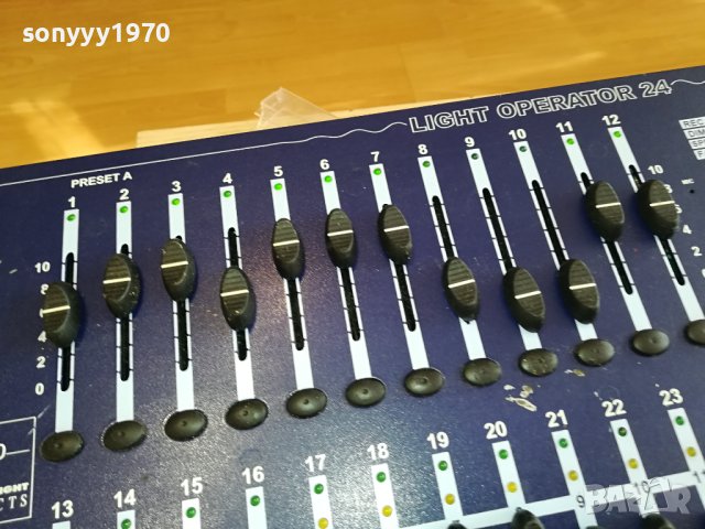 GLP GERMAN LIGHT PRODUCT-LIGHT OPERATOR 24-ПУЛT ВНОС ГЕРМАНИЯ LNWC2312231610, снимка 11 - Ресийвъри, усилватели, смесителни пултове - 43525861