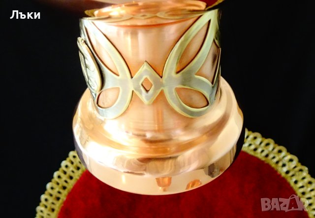 Меден бокал,медна чаша за вино,шампанско. , снимка 11 - Антикварни и старинни предмети - 42936630