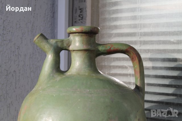 Керамичен съд за съхранение на оцет , снимка 5 - Антикварни и старинни предмети - 35631327