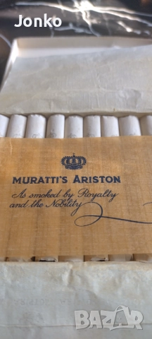 Стари цигари Muratti's Ariston , снимка 5 - Антикварни и старинни предмети - 52401959
