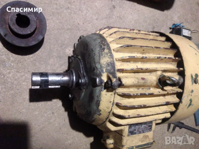 Ел двигател 5,5kw на 1450об български , снимка 2 - Електродвигатели - 51681972
