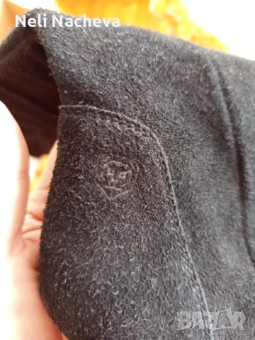 Дамски ботуши с ток НОВИ 41 номер, набук - естествена кожа, снимка 3 - Дамски ботуши - 51997828