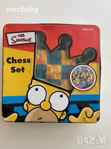 The Simpsons: Vintage 1998 3D Chess Set 
