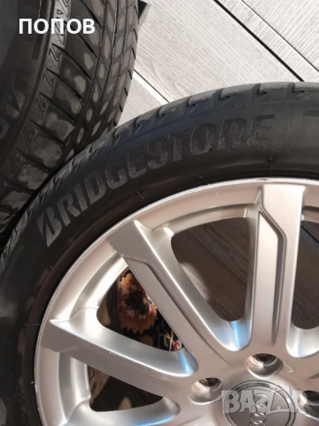 Джанти 17 Ауди 5x112 57,1 225 45 r17 Bridgestone Turanza, снимка 8 - Гуми и джанти - 52323686