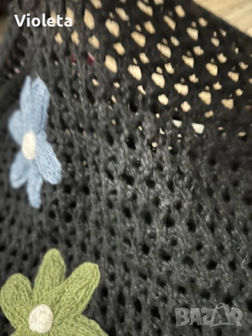 Черна блуза вълнена, снимка 10 - Блузи с дълъг ръкав и пуловери - 53048688