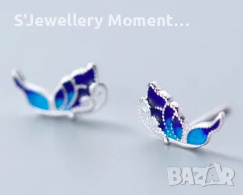 Сребърни обеци 925 различни модели, снимка 6 - Обеци - 47269003