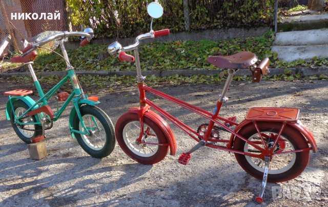Ретро детски велосипеди марка ( Бабочка) Пеперудка два броя употребявани 1977 год. СССР, снимка 5 - Велосипеди - 36592892