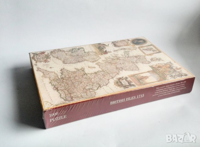 1000 бр ПЪЗЕЛ ОТ МИНАЛОТО ВРЕМЕ БРИТАНСКИ ОСТРОВИ 1715 * НОВА ЗАПЕЧАТАНА КУТИЯ, снимка 1