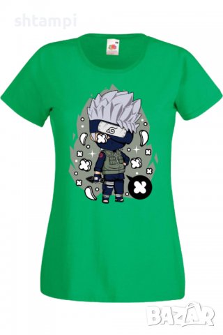 Дамска тениска Naruto Kakashi 01,Анимация,игра,Празник,Повод., снимка 7 - Тениски - 37945880