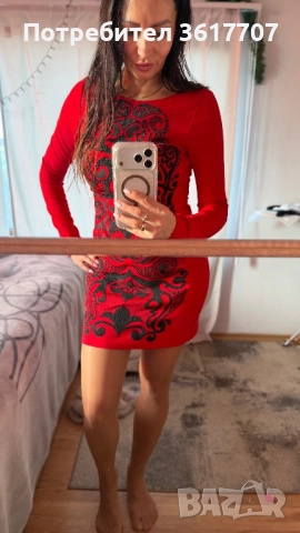 Рокля червена