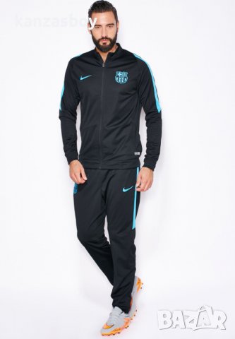 nike barcelona - страхотно мъжко горнище, снимка 2 - Спортни дрехи, екипи - 36743611