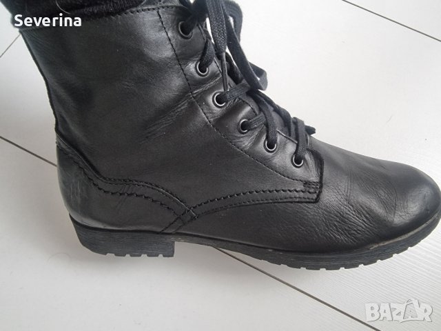  Active wear*Естествена кожа, пролет/есен,тип кубинки 41, снимка 7 - Дамски боти - 43937872