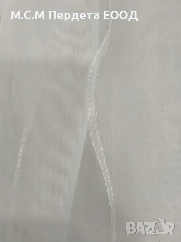 Плат воал с орнаменти за тънки пердета , снимка 2 - Пердета и завеси - 50235614