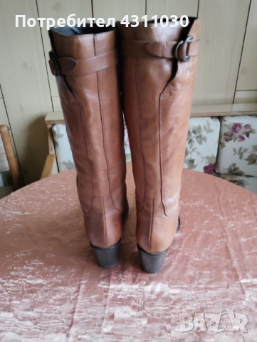 Дамски ботуши Patrizia от естествена кожа 38 номер, снимка 4 - Дамски ботуши - 53391787