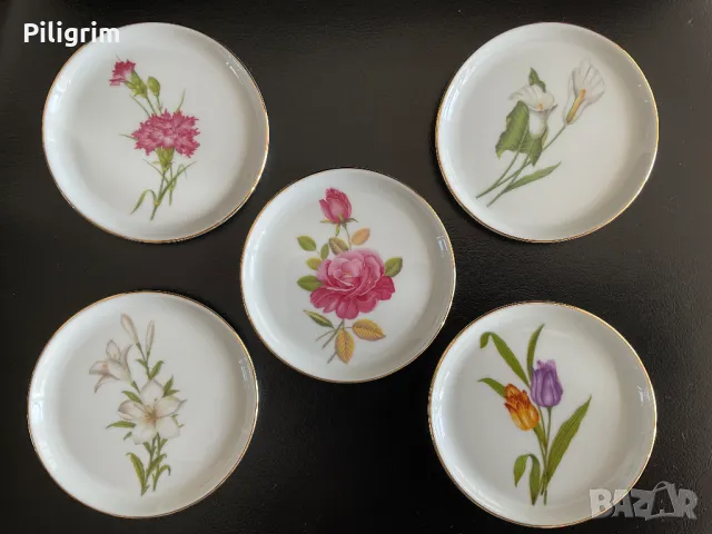 Чинийки порцеланови “Furstenberg”, Западна Германия, 1970 г., снимка 1