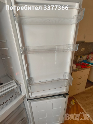 061011 нов Хладилник с долен фризер BEKO B3RCNA 364 HXBR 186.50 см, снимка 12 - Хладилници - 52930245