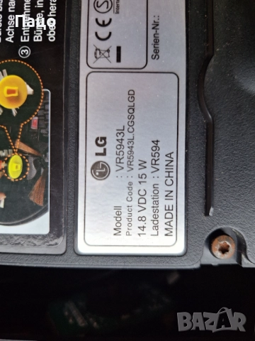 РОБОТ  /LG VR5943L, снимка 7 - Прахосмукачки - 52742006
