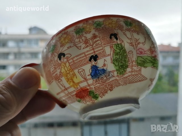 Стар Сервиз Фин KИТАЙСКИ Костен Порцелан МЕЙДЖИ, снимка 5 - Антикварни и старинни предмети - 40504029