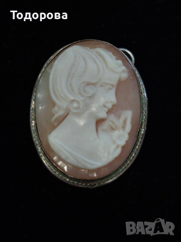 Антикварни Брошки,медальони,камеи,сребро,позлата/цени от 80 до 300 евро, снимка 5 - Колекции - 53485021