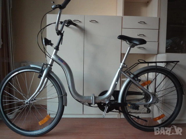 Сгъваем немски велосипед 26 инча с ниска рамка и скорости, снимка 4 - Велосипеди - 53525890