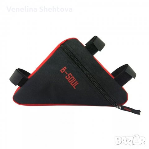 Триъгълна чантичка за колело Чанта за велосипед Водоустойчива, снимка 5 - Аксесоари за велосипеди - 32587891