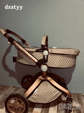 Бебешка количка 2в1 Хот Мом Гучи, снимка 4 - Детски колички - 52163919