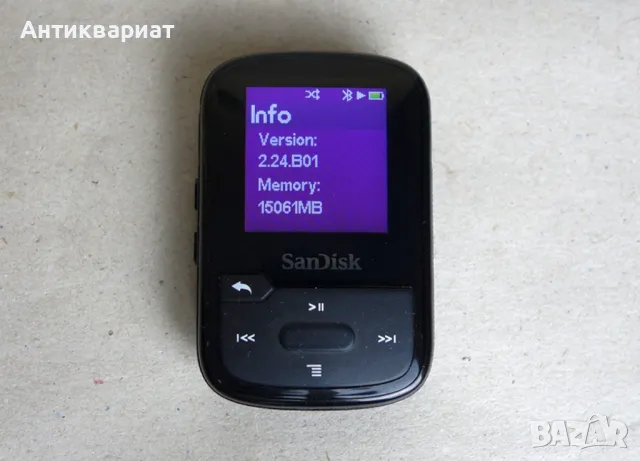 Водозащитен плеар SanDisk 16GB Clip Sport PLUS с Bluetoot и FM радио, снимка 6 - MP3 и MP4 плеъри - 48547891