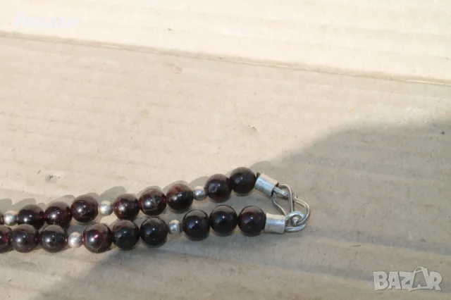 Колие от сребро и гранат, снимка 11 - Колиета, медальони, синджири - 49085057