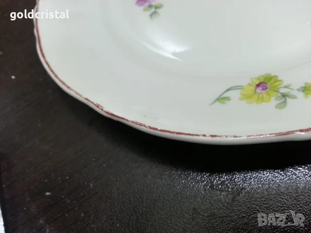 Стар български порцелан чинии , снимка 5 - Антикварни и старинни предмети - 48082311