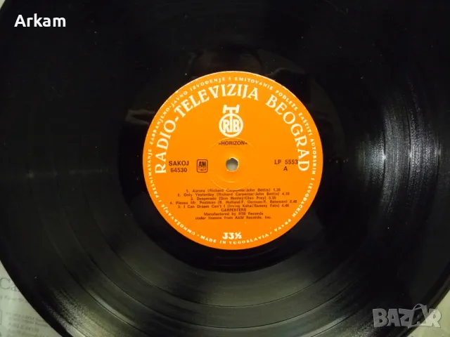 Carpenters - Horizon 1974-75 LP, снимка 4 - Грамофонни плочи - 47513681