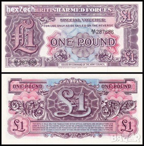 ❤️ ⭐ Великобритания 1948 1 паунд UNC нова ⭐ ❤️