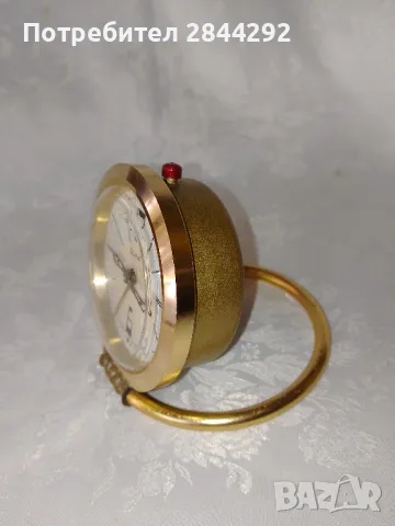 Стар Руски Механичен Будилник- СЛАВА, снимка 3 - Колекции - 49829916